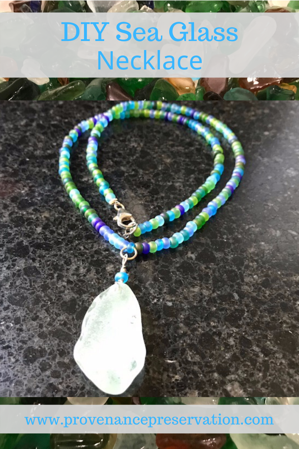 DIY Sea Glass Necklace
